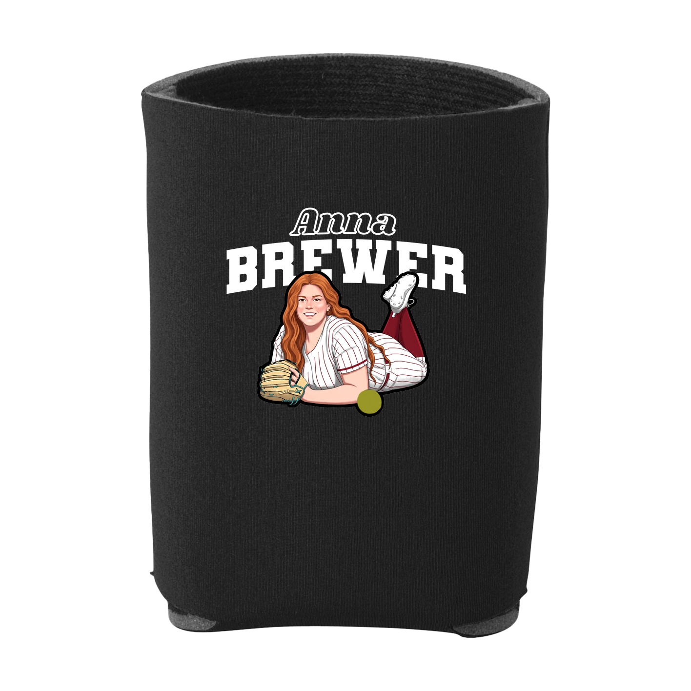 Can Holder — Name Arch in Black