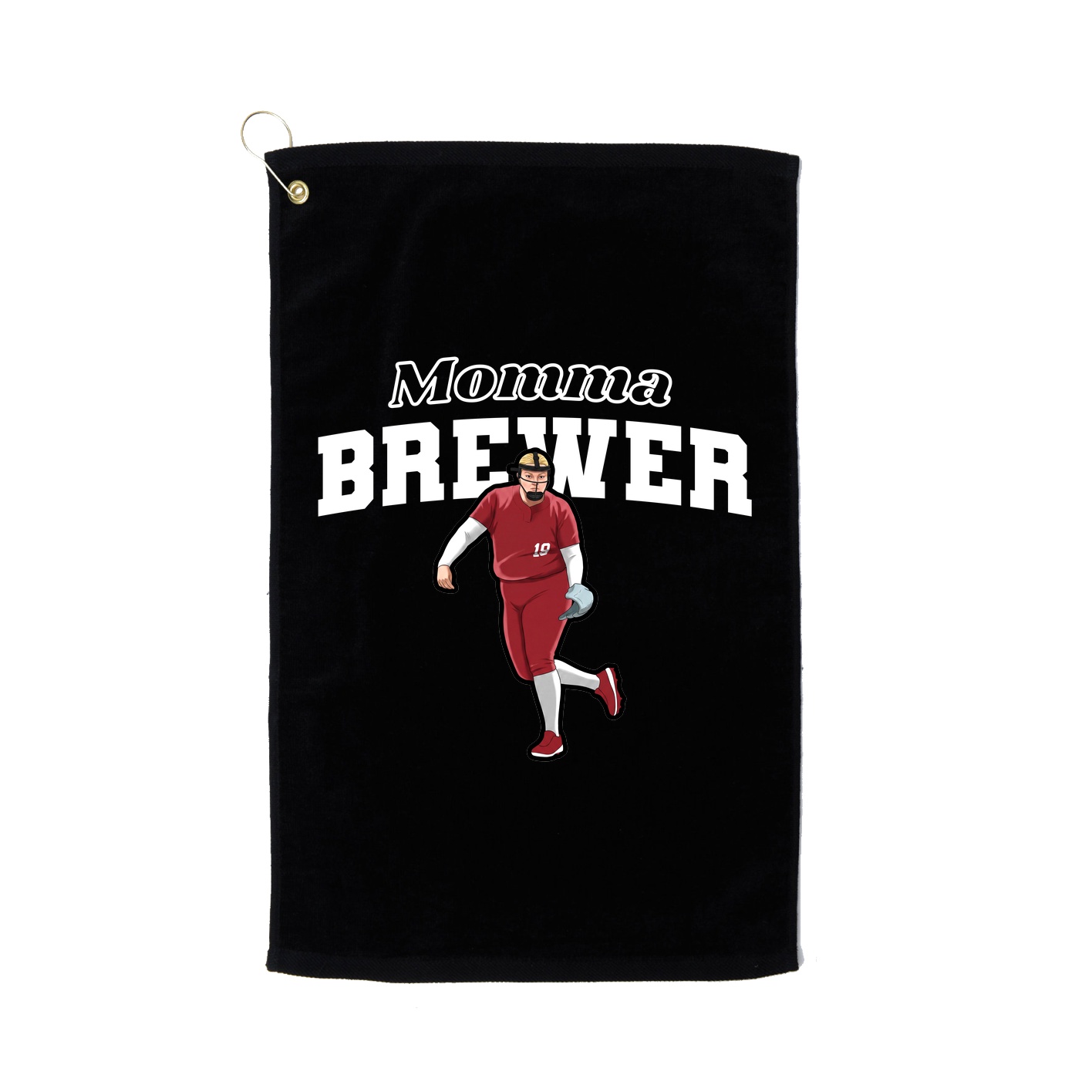 Golf Towel — Mothers Day Block in Black