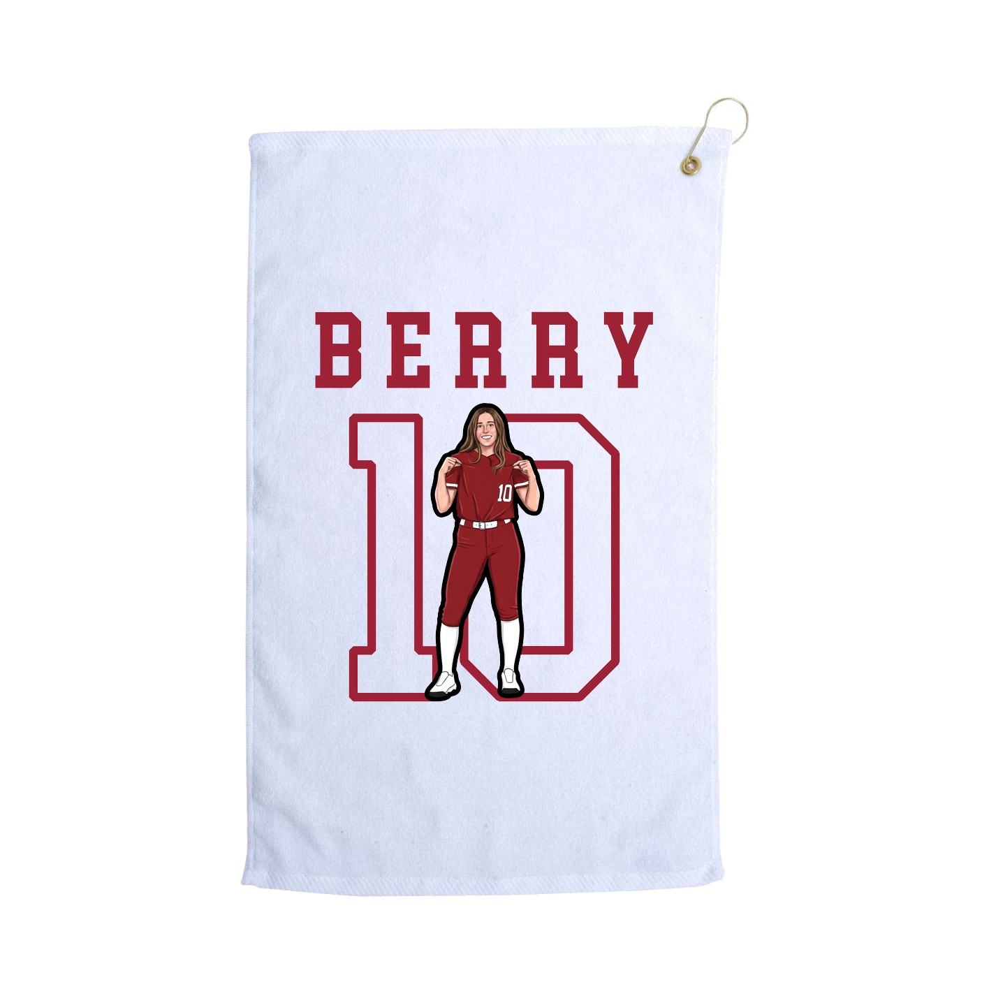 Golf Towel — Shirsey in White
