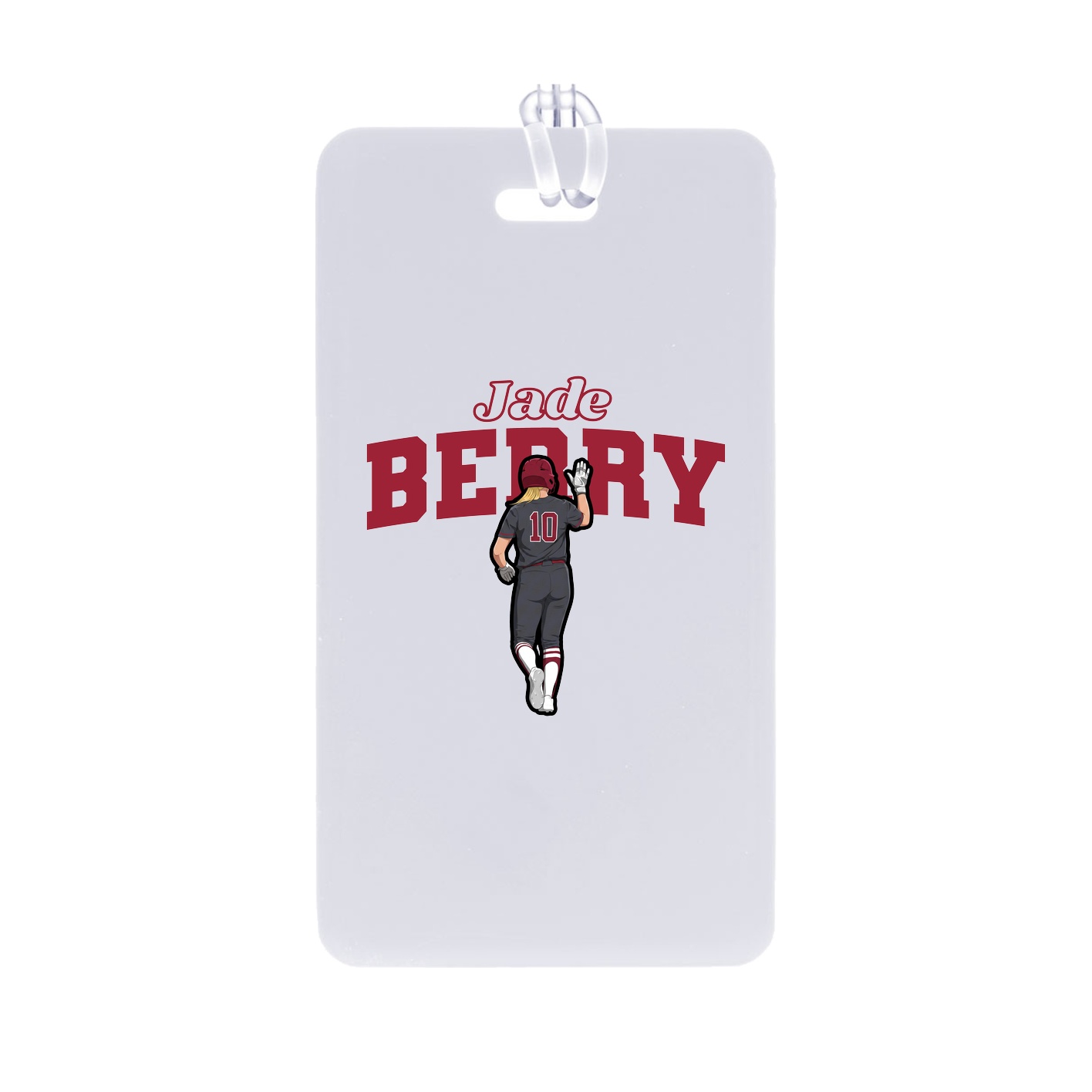 Bag Tag — Name Arch in Classic