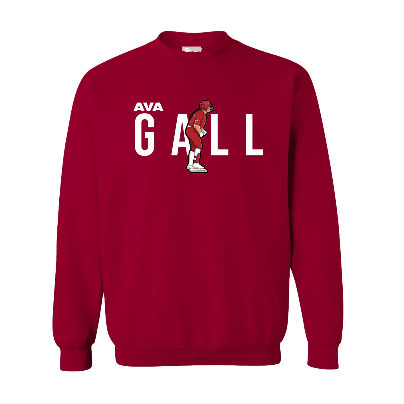 Fleece Crew — Player Name in Cardinal