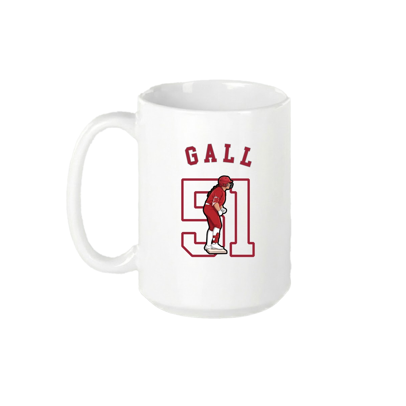 15oz Coffee Mug — Shirsey Arch in White