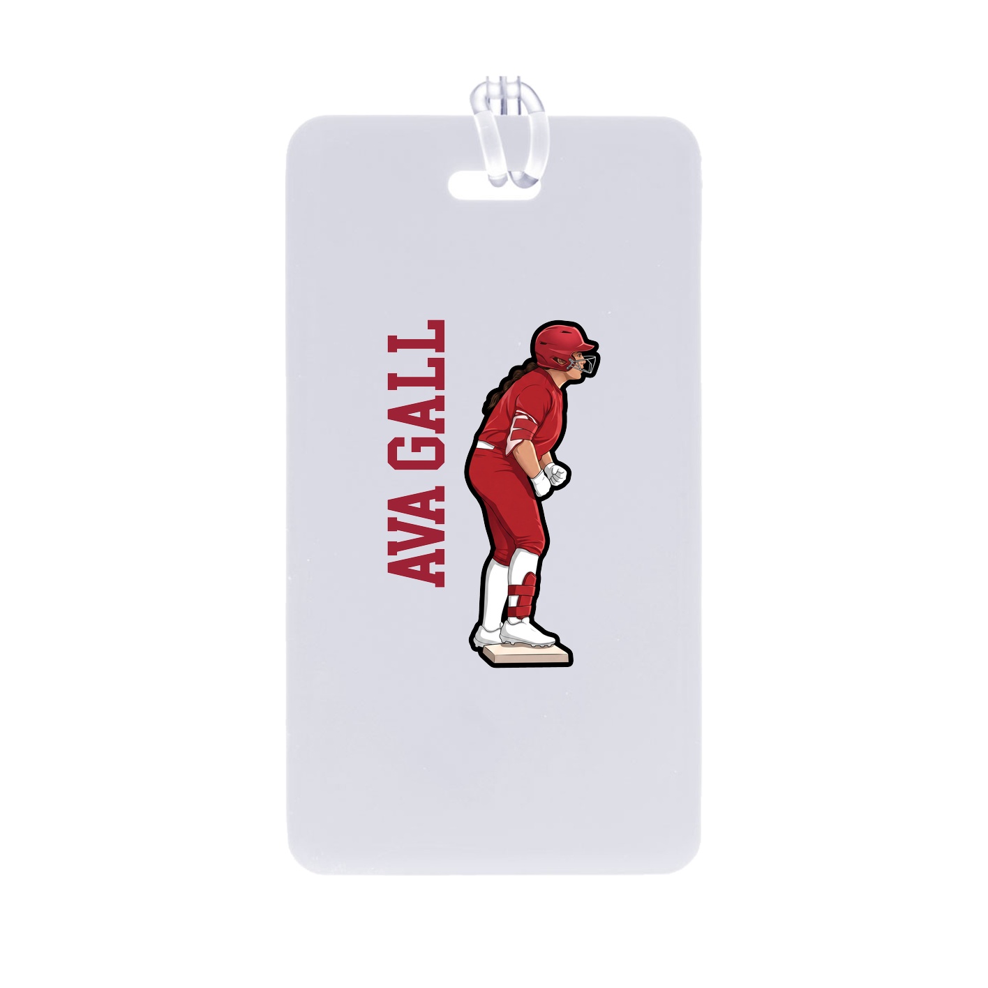 Bag Tag — Name Vertical in Classic