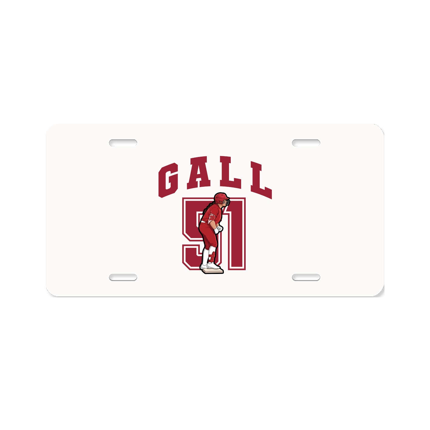 License Plate — Number in Classic