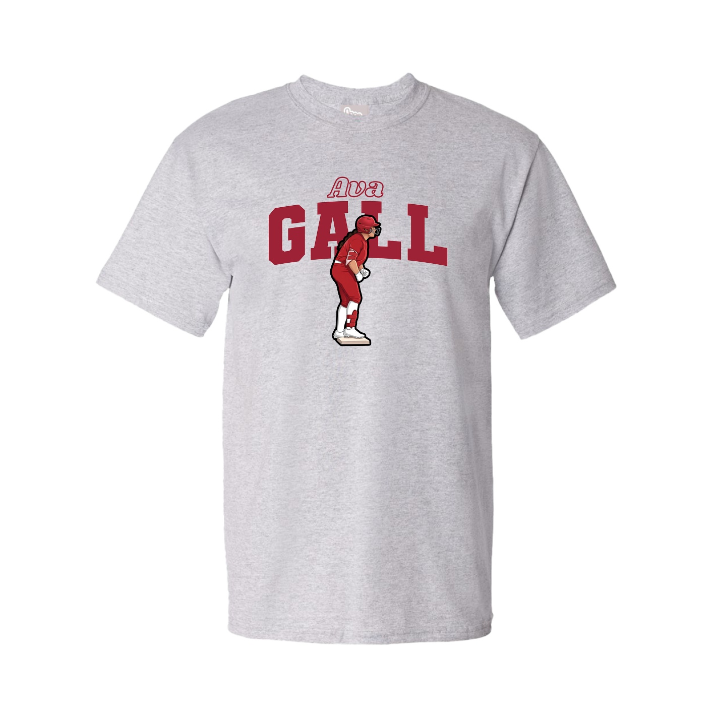 Tee — Name Arch in Grey