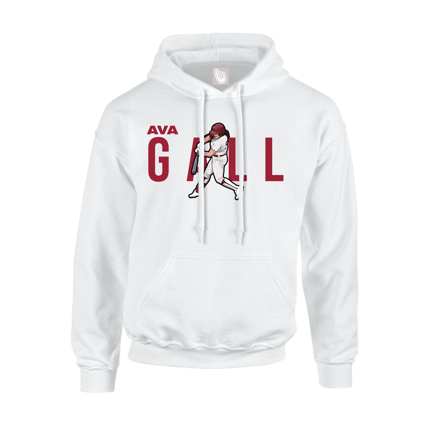 Hoodie — Player Name in White