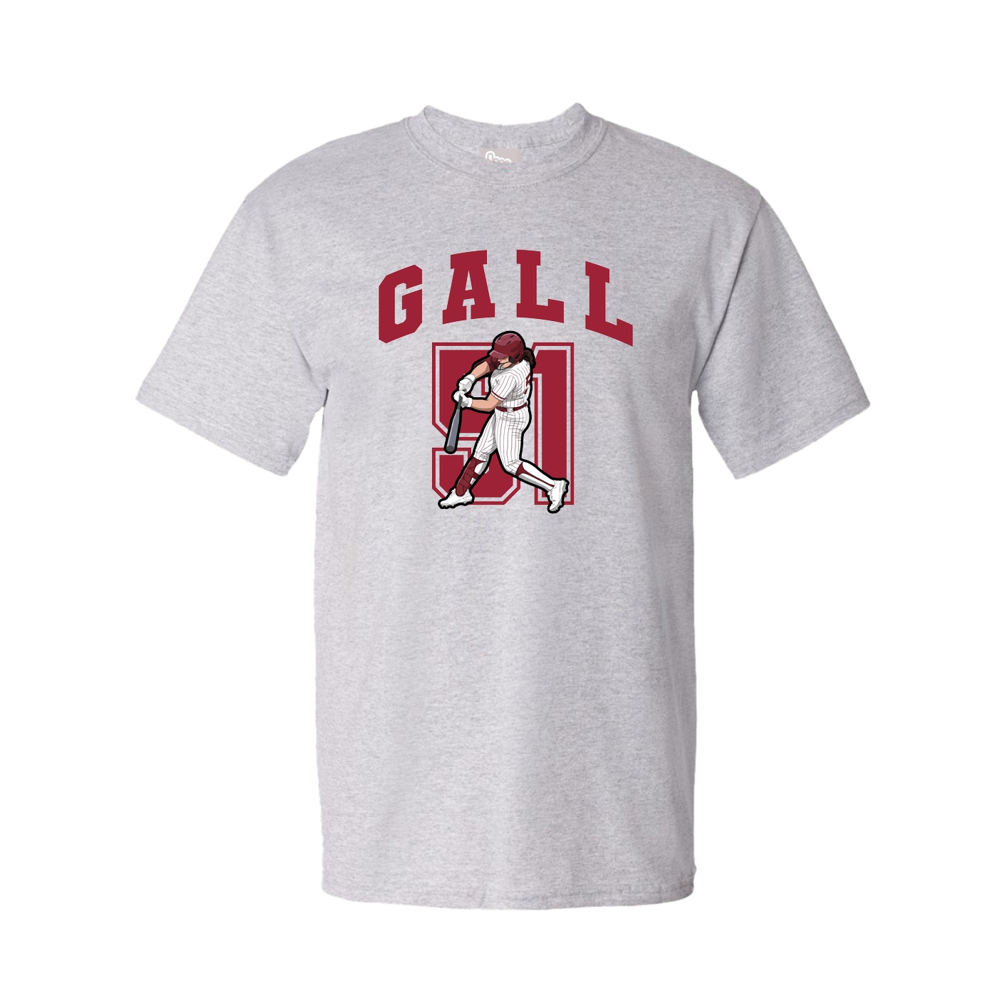 Youth Tee — Number in Grey