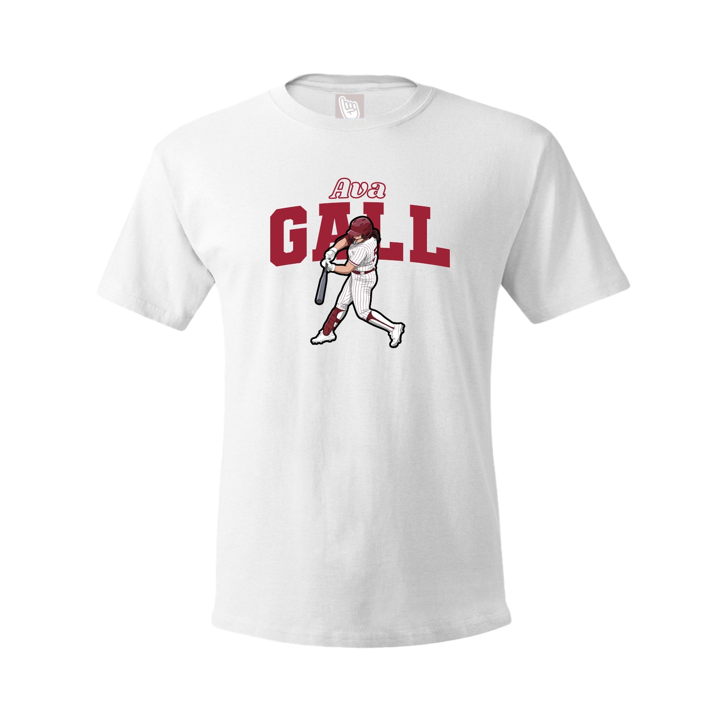 Tee — Name Arch in White