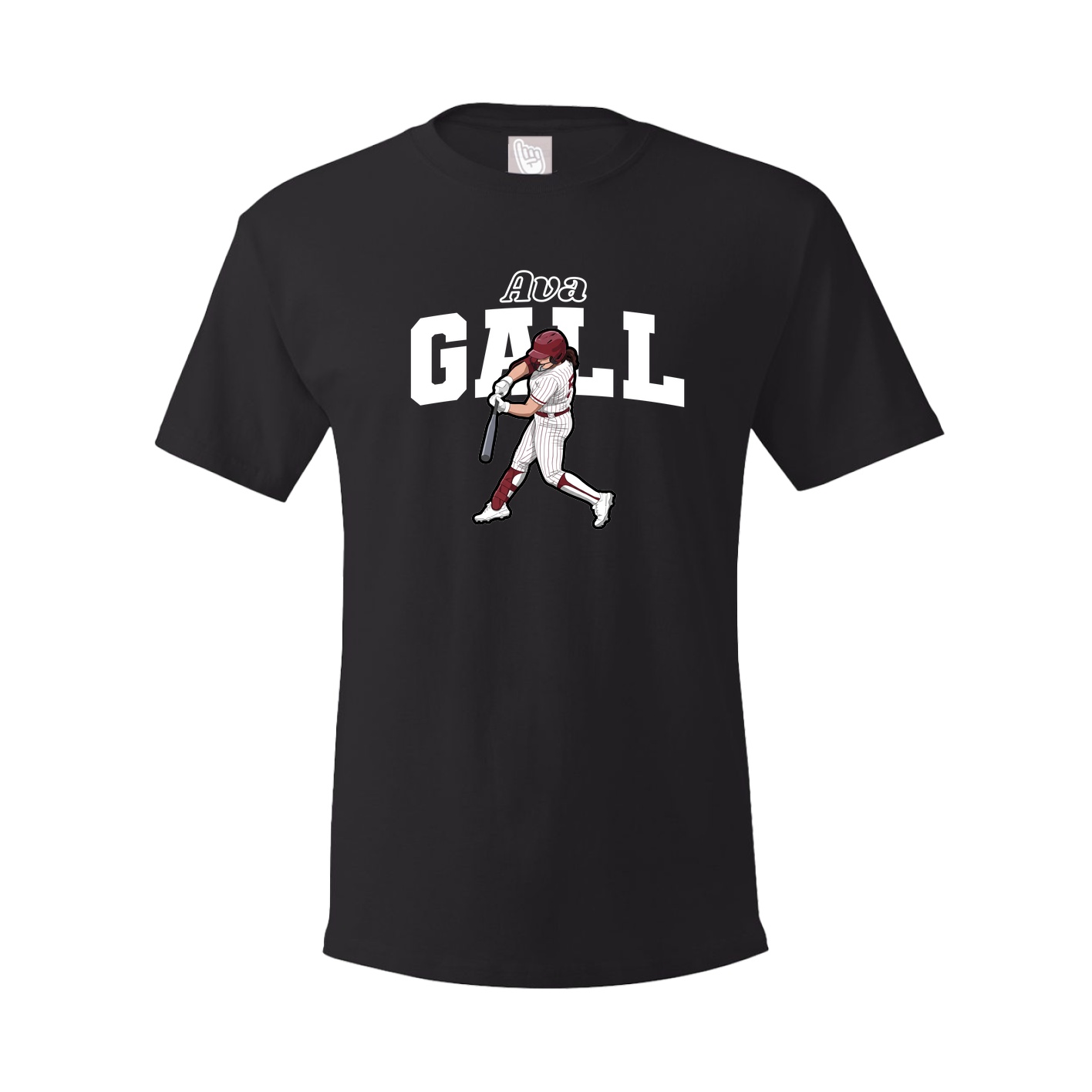 Youth Tee — Name Arch in Black