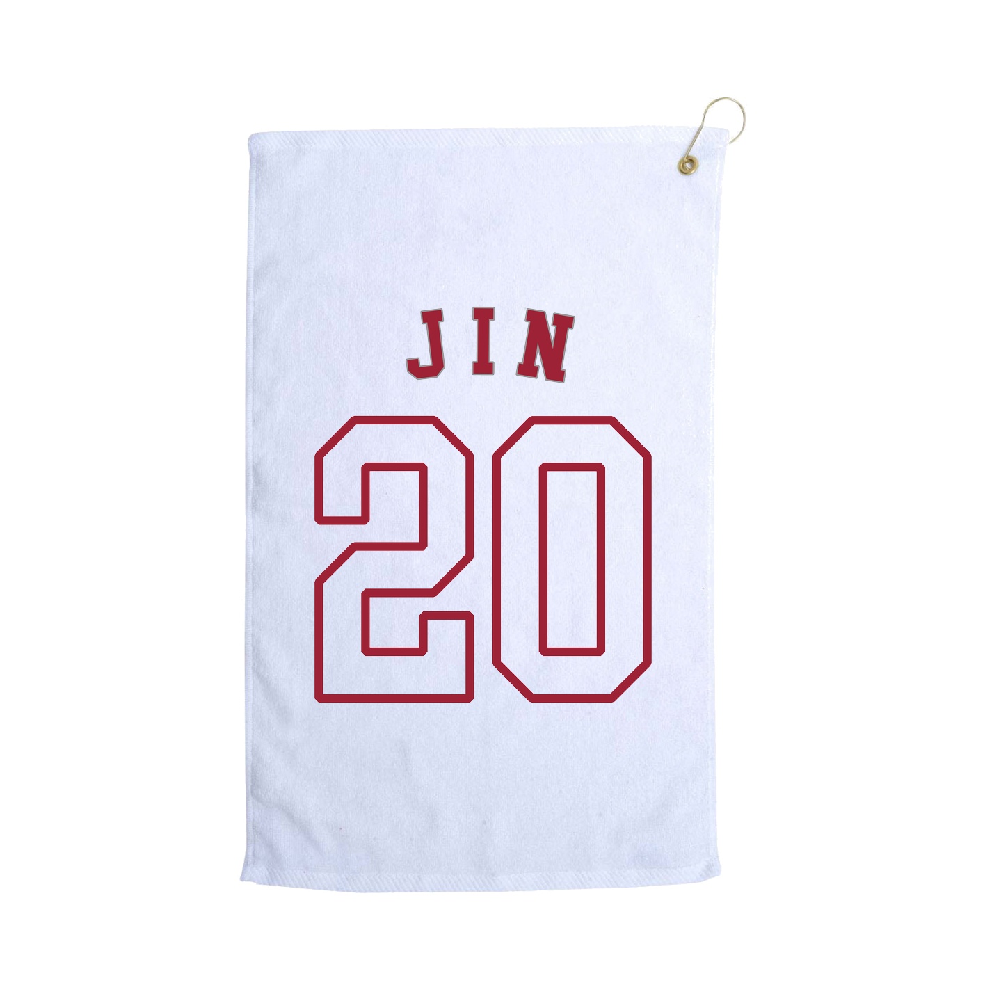 Golf Towel — Shirsey Arch in White