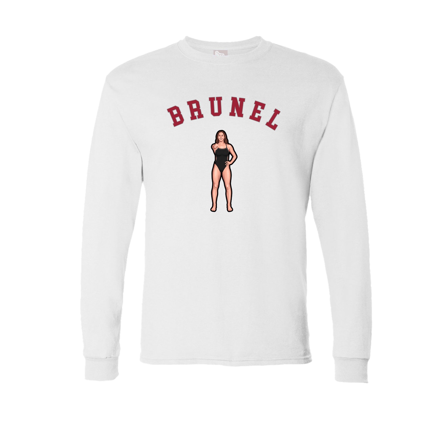 Long Sleeve Tee — Shirsey Arch in White