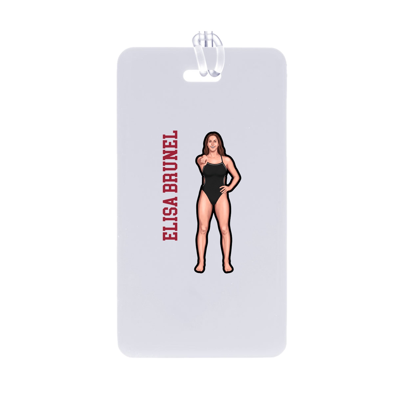 Bag Tag — Name Vertical in Classic