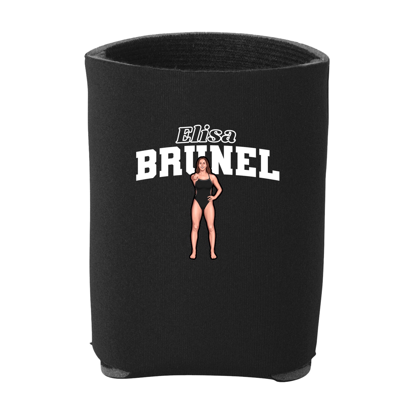 Can Holder — Name Arch in Black