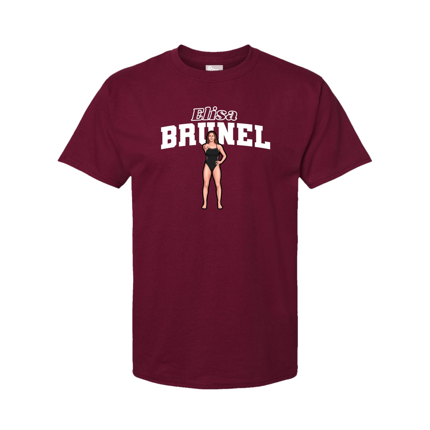 Tee — Name Arch in Cardinal