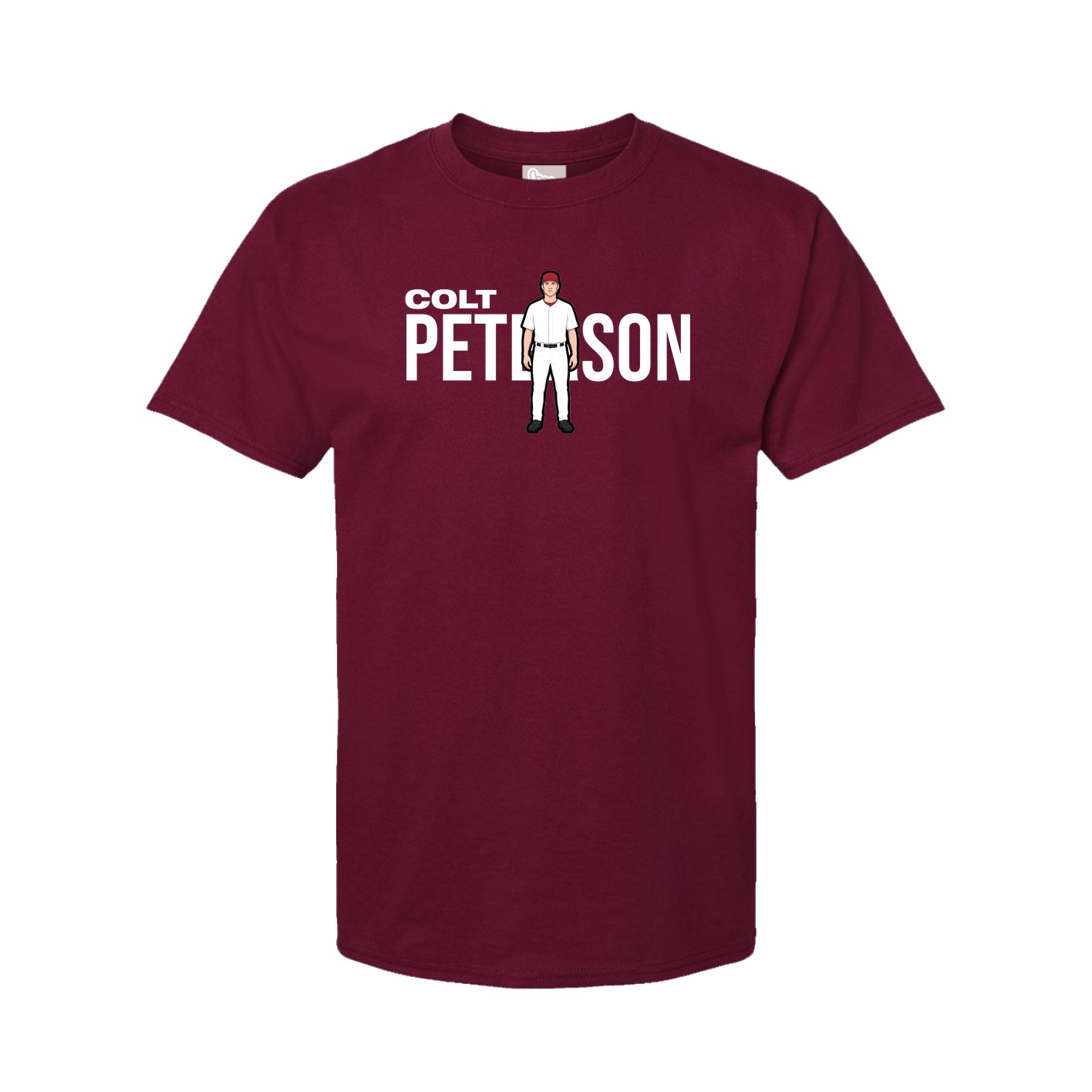 Tee — Player Name in Cardinal
