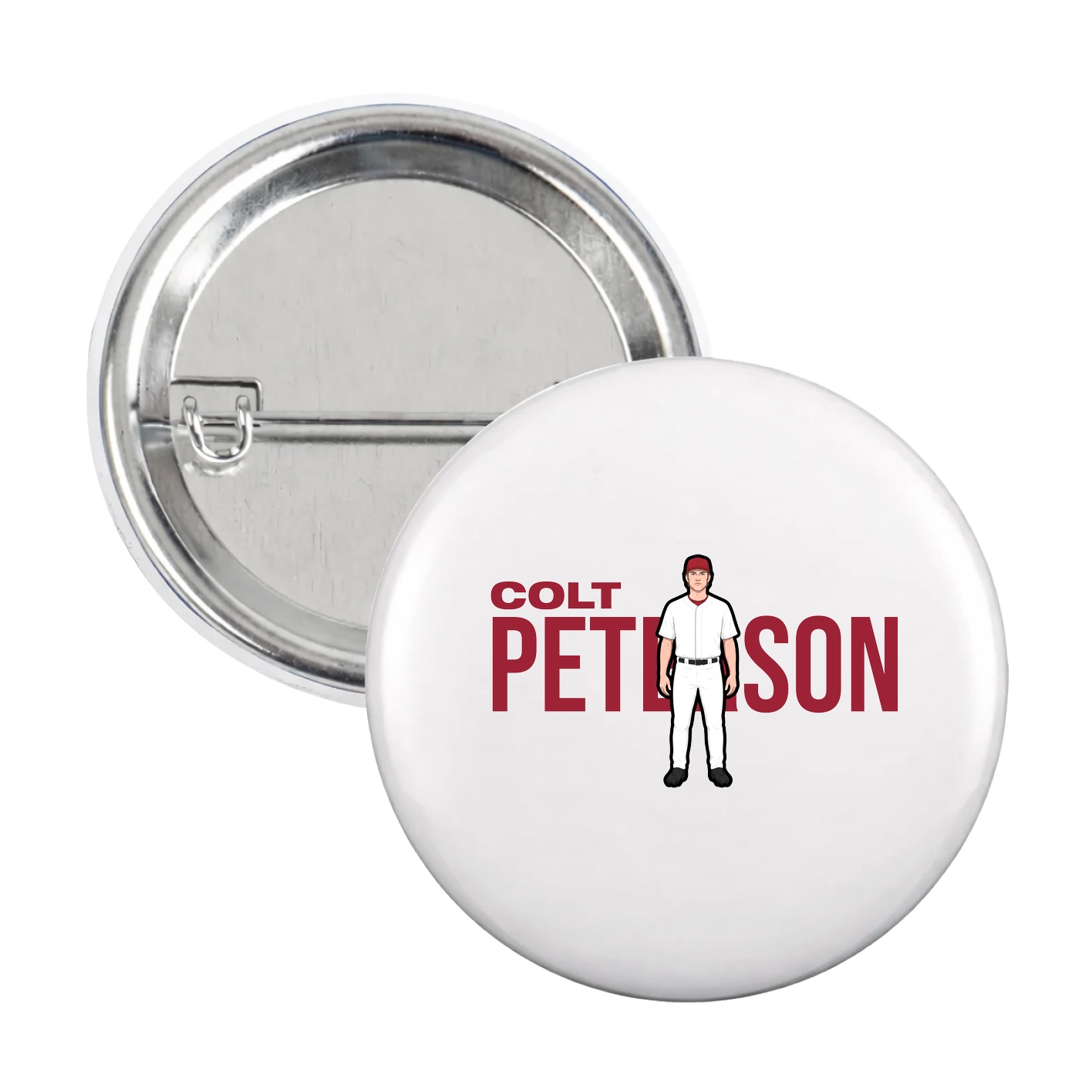 Game Day Button — Player Name in White