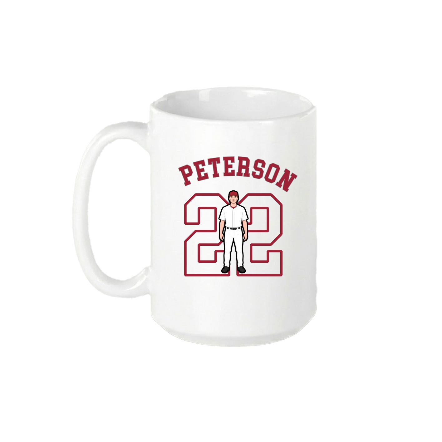 15oz Coffee Mug — Shirsey Arch in White