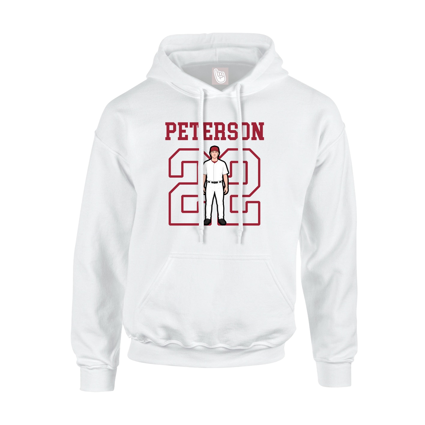Youth Hoodie — Shirsey in White