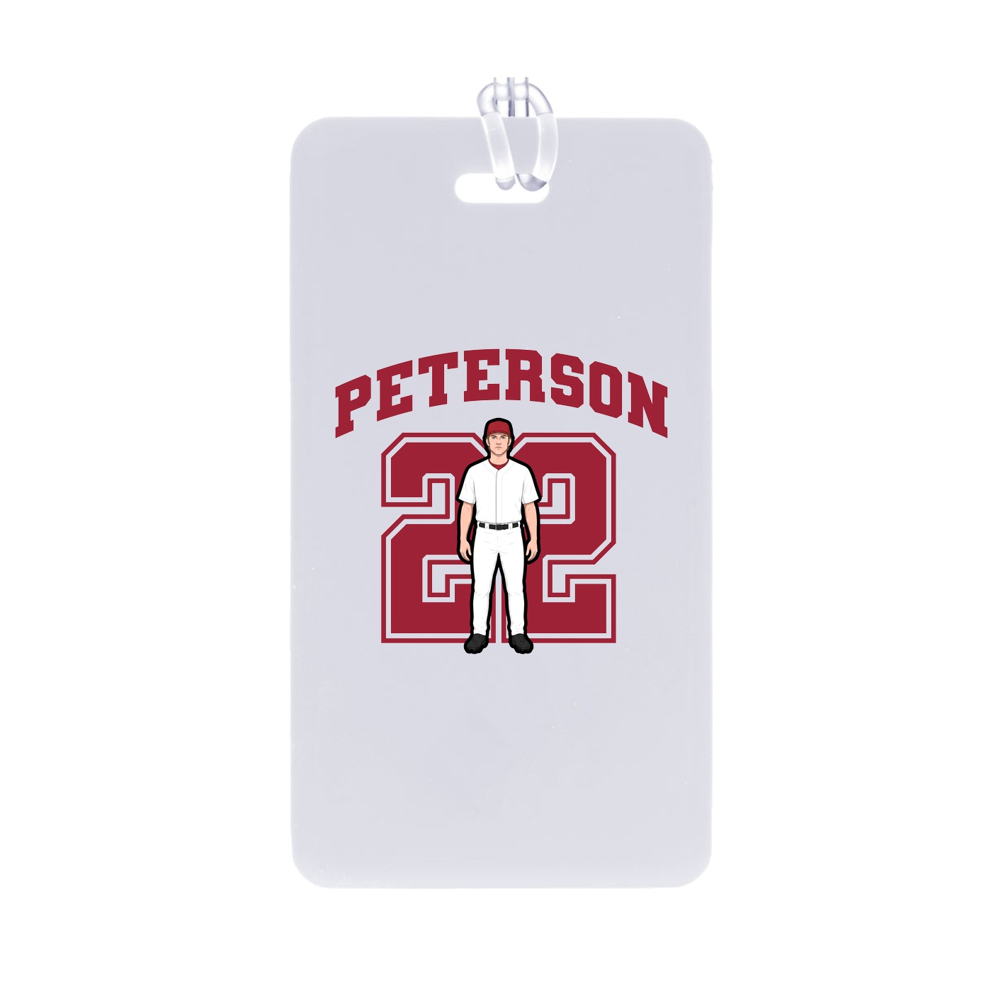 Bag Tag — Number in Classic