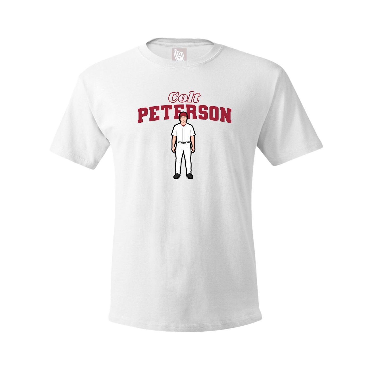 Tee — Name Arch in White