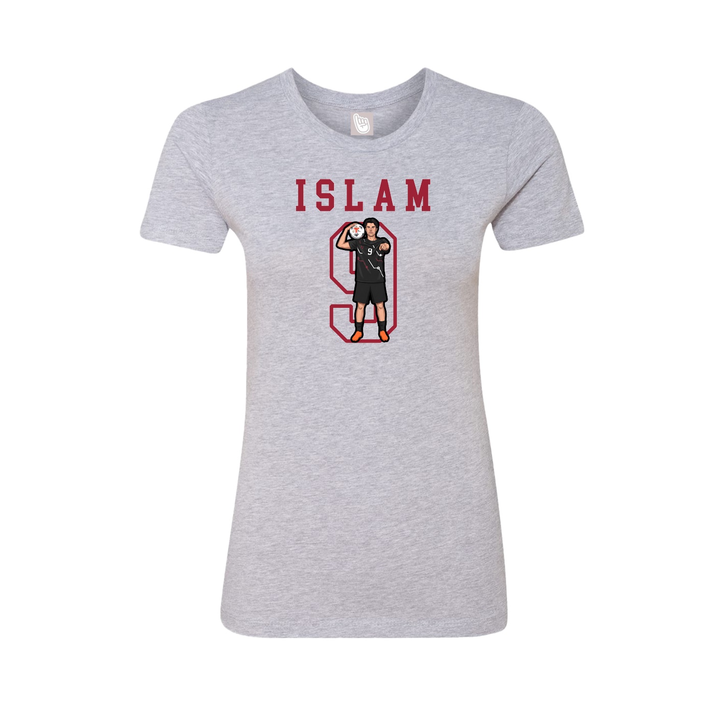 Fitted Women's Tee — Shirsey in Grey