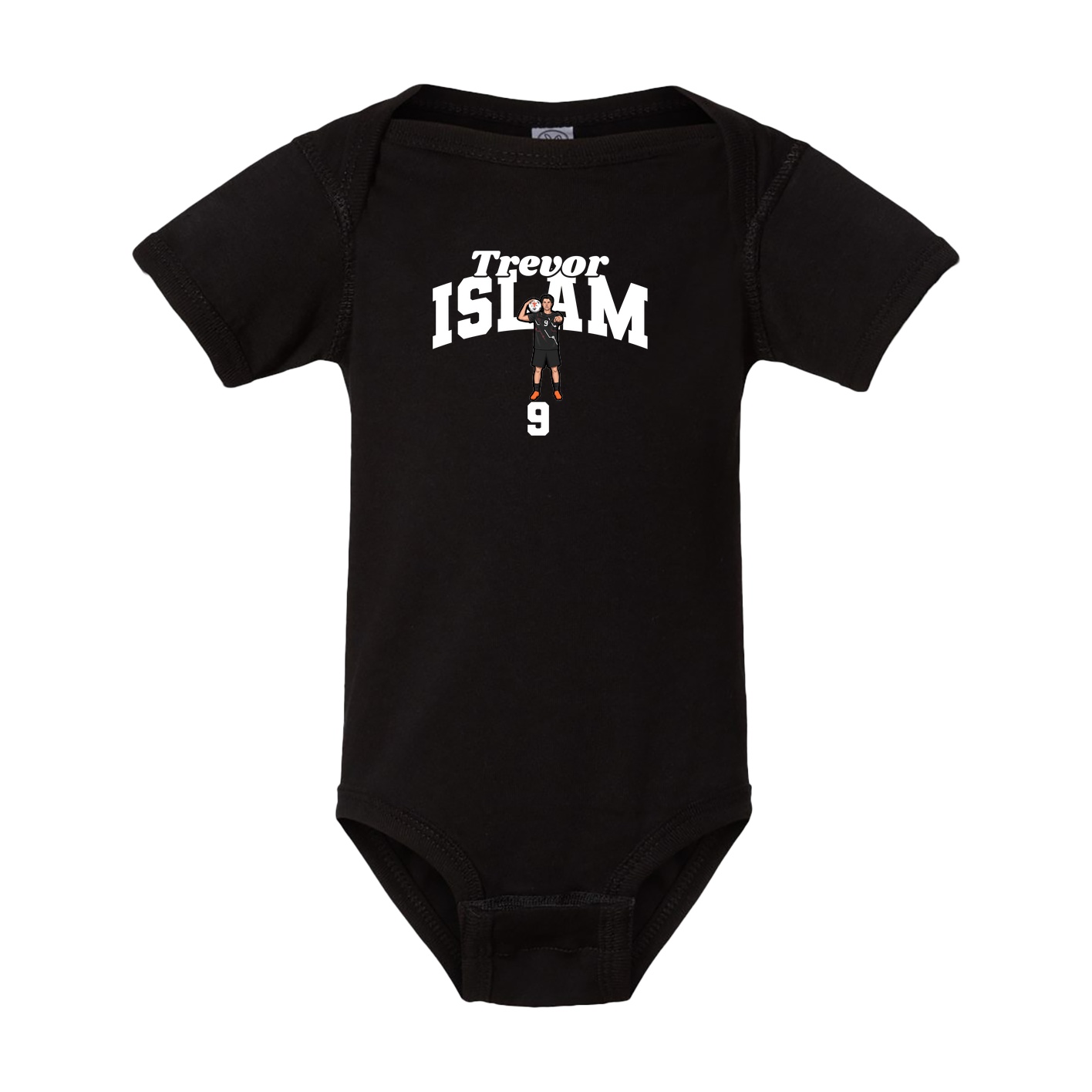Baby Onesie — Signature Arch in Black