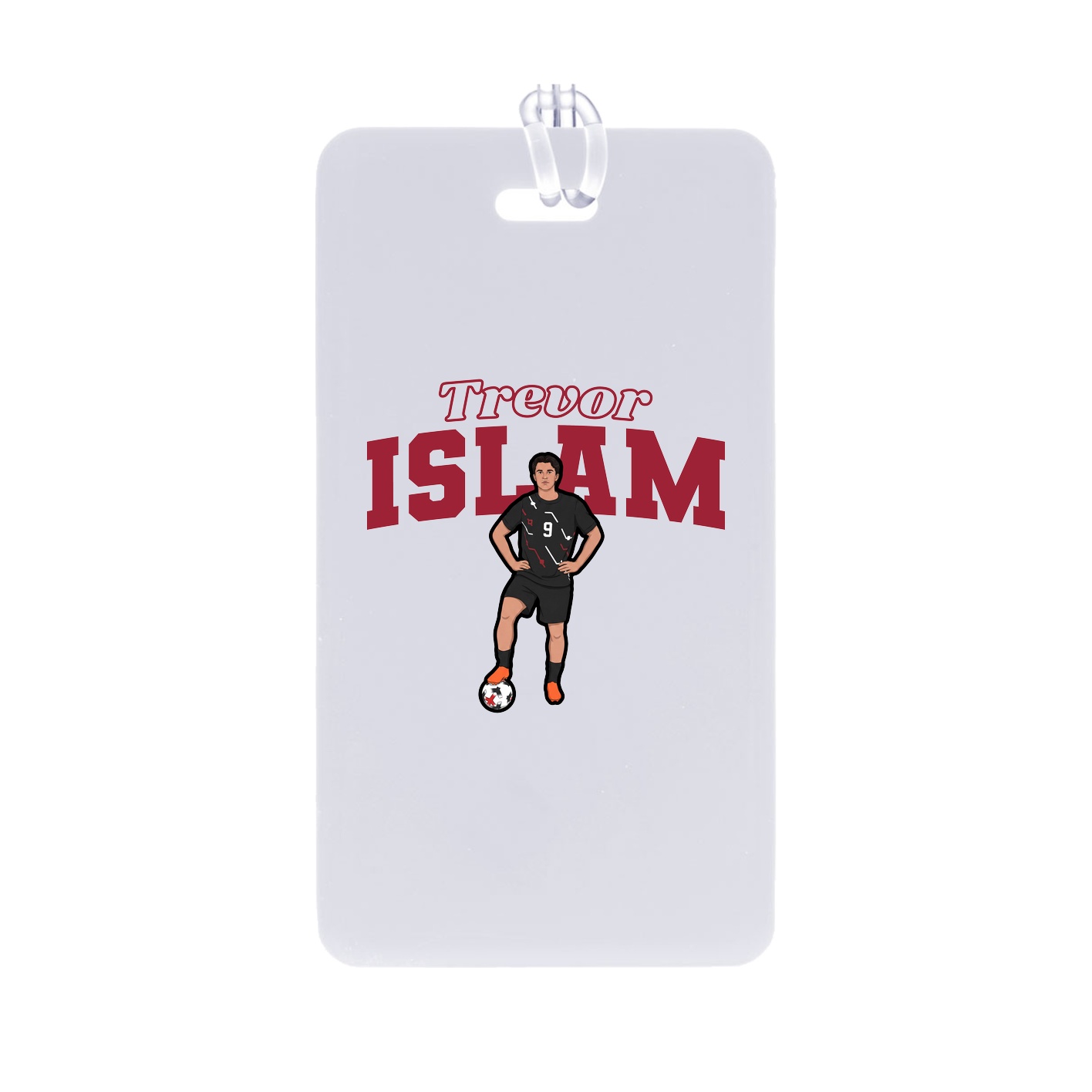 Bag Tag — Name Arch in Classic