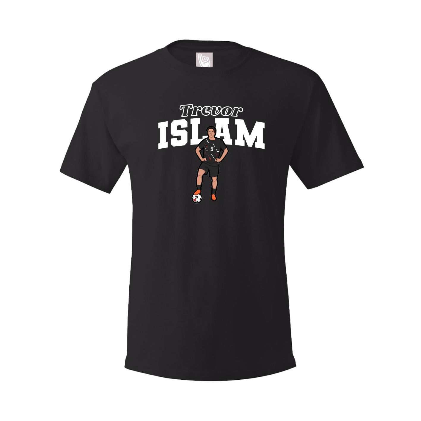 Youth Tee — Name Arch in Black