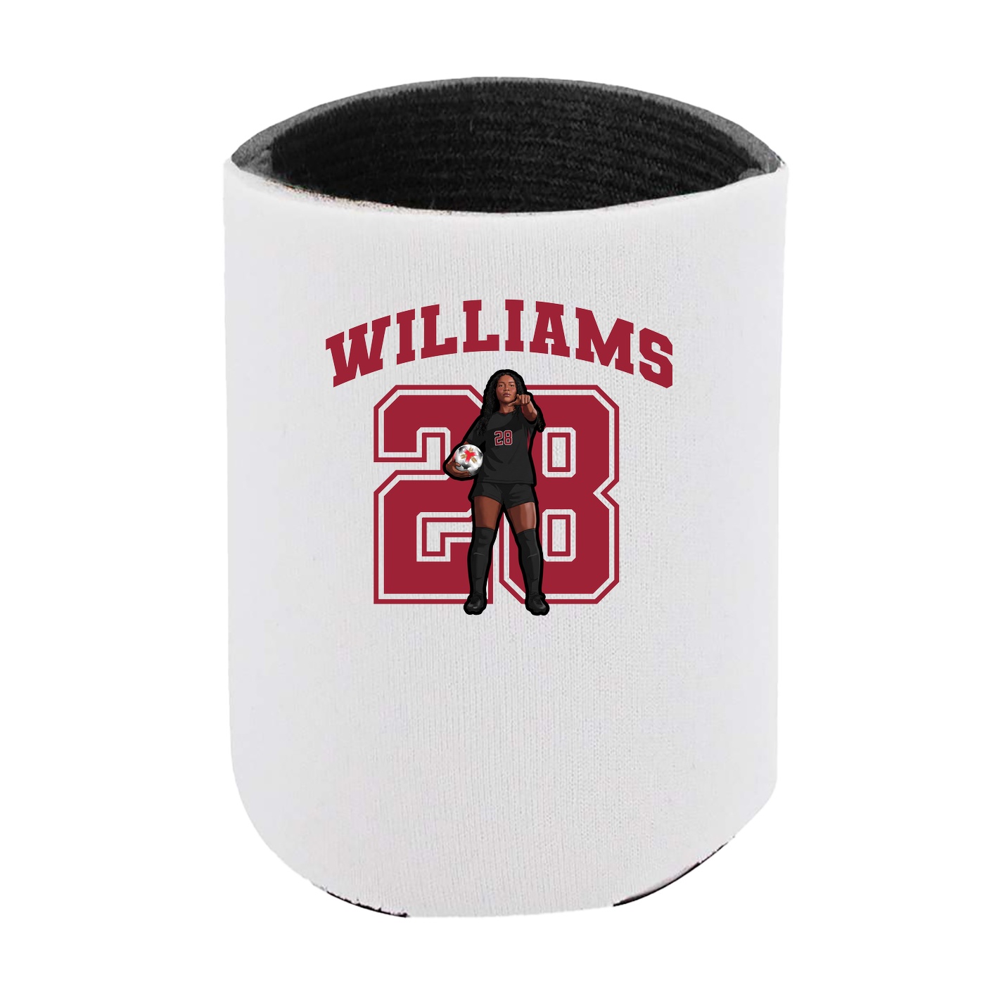 Can Holder — Number in White