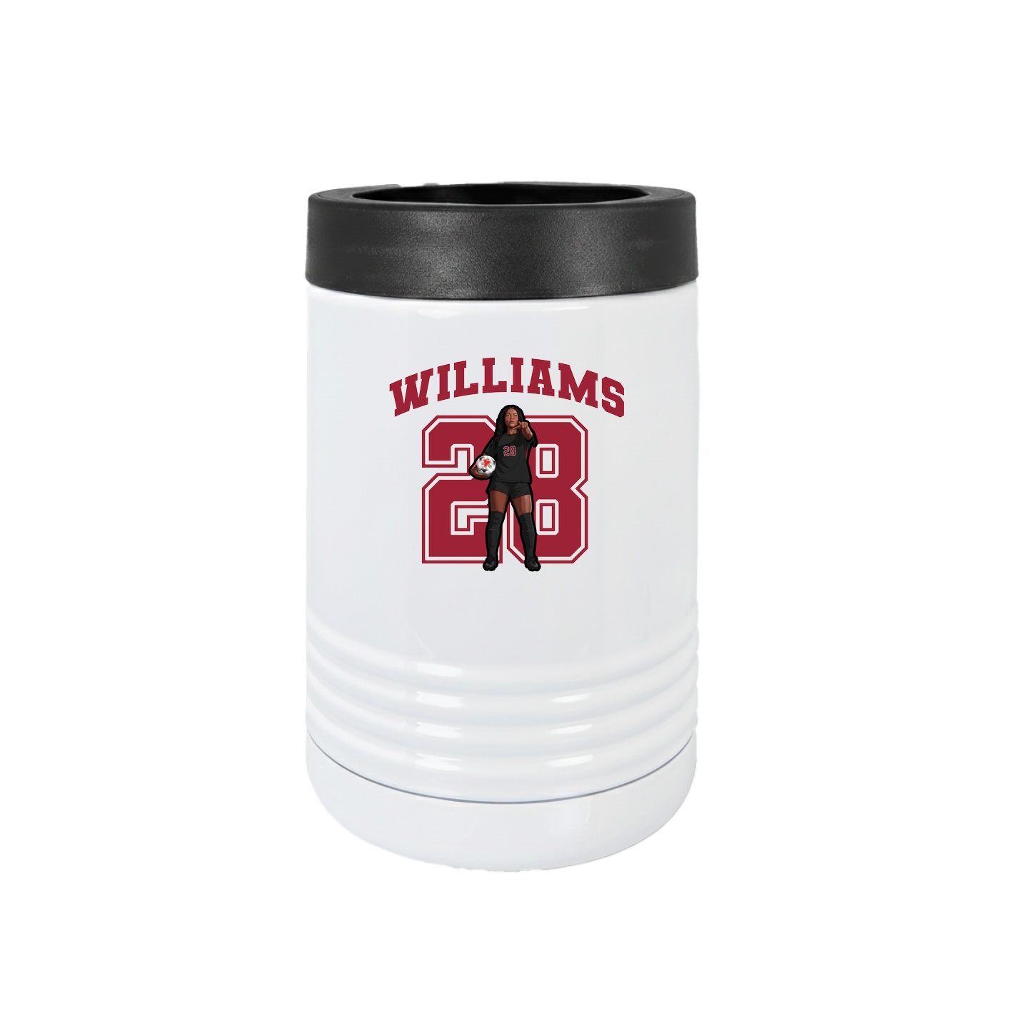 Beverage Holder — Number in White