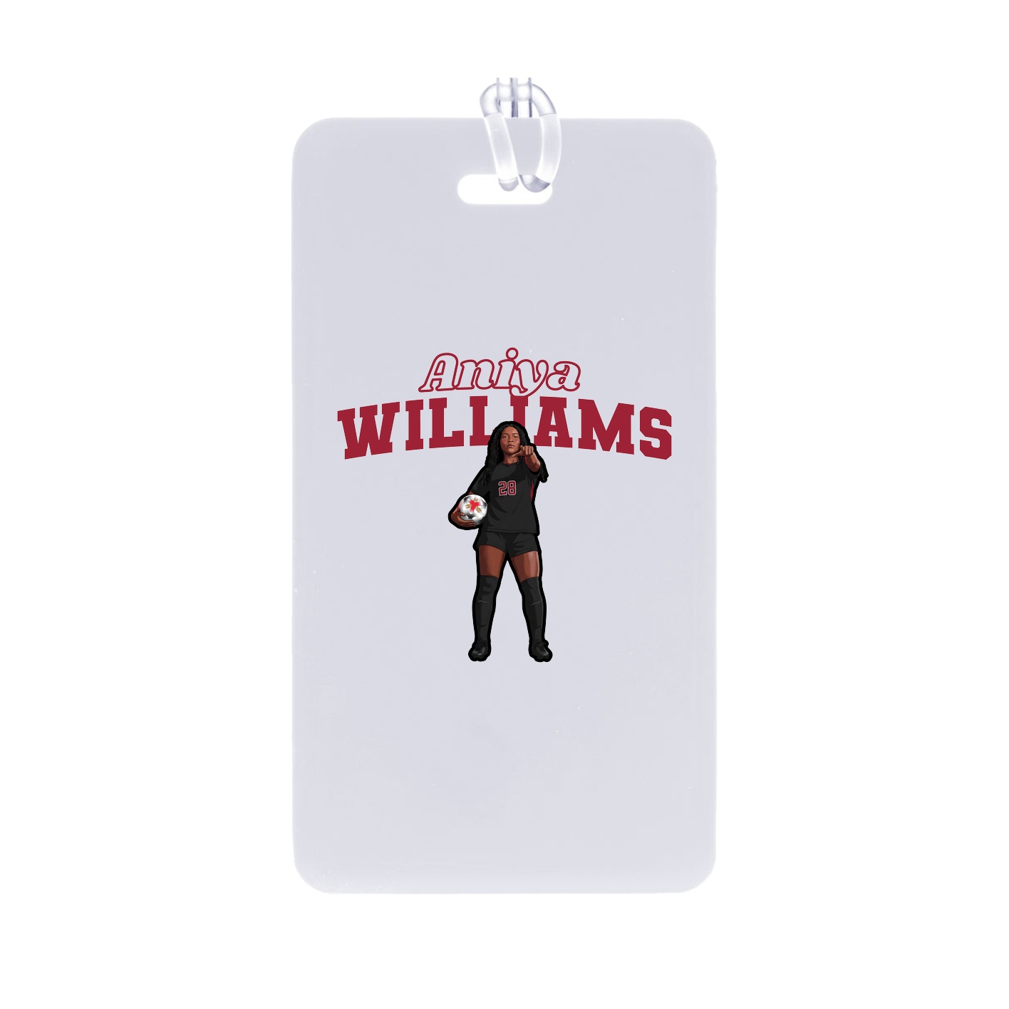 Bag Tag — Name Arch in Classic
