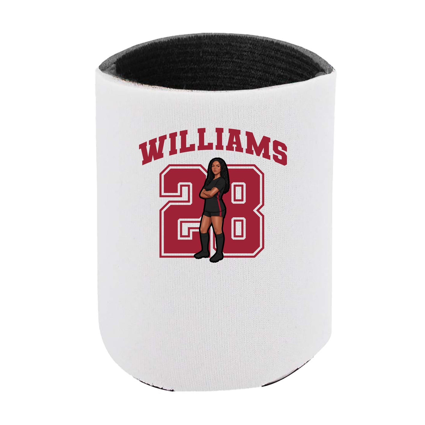 Can Holder — Number in White