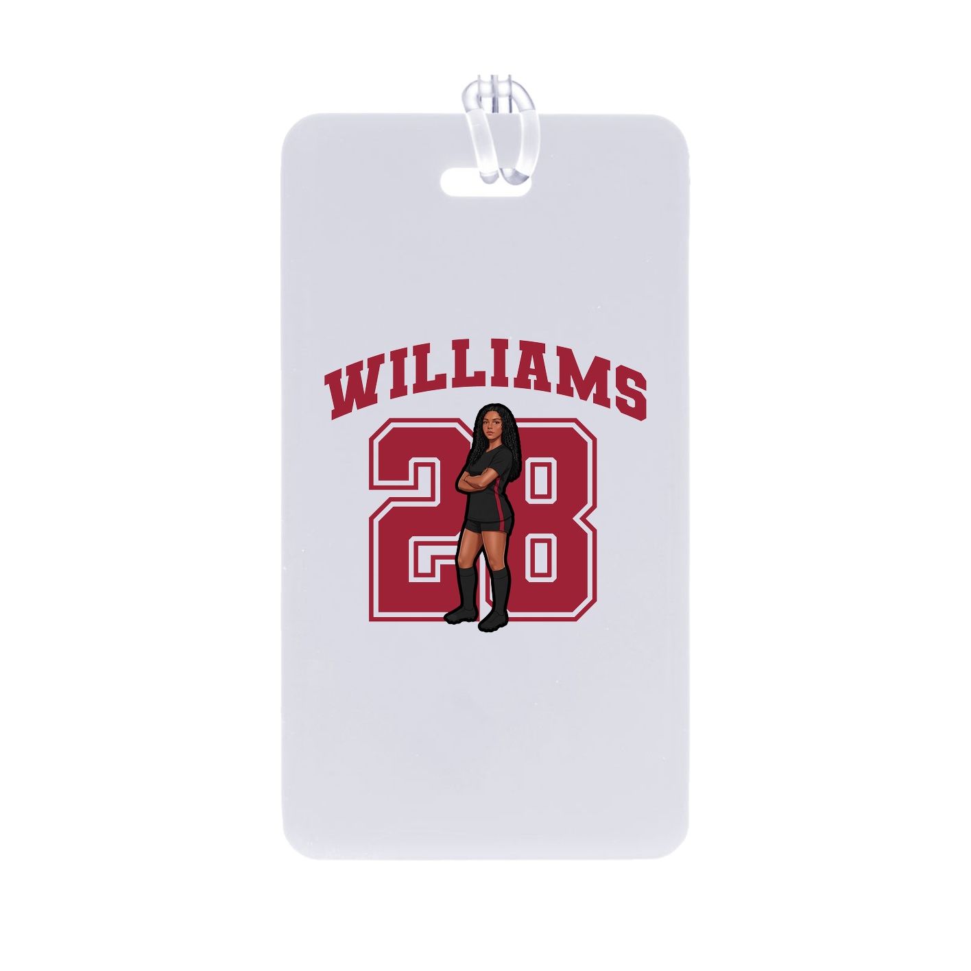 Bag Tag — Number in Classic