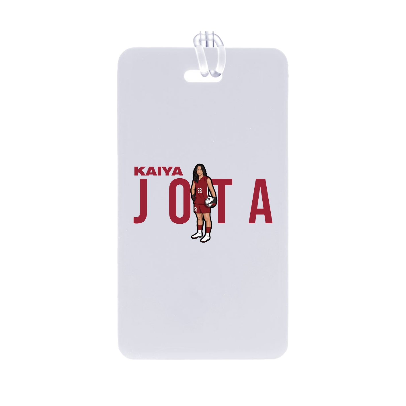 Bag Tag — Player Name in Classic
