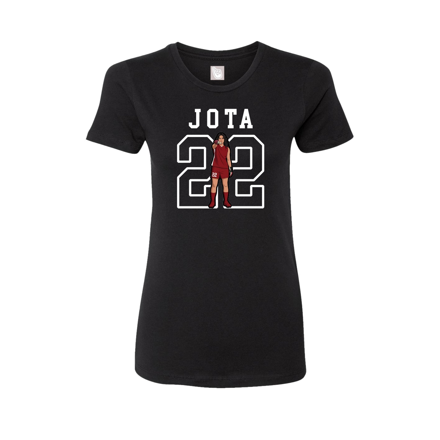 Fitted Women's Tee — Shirsey in Black