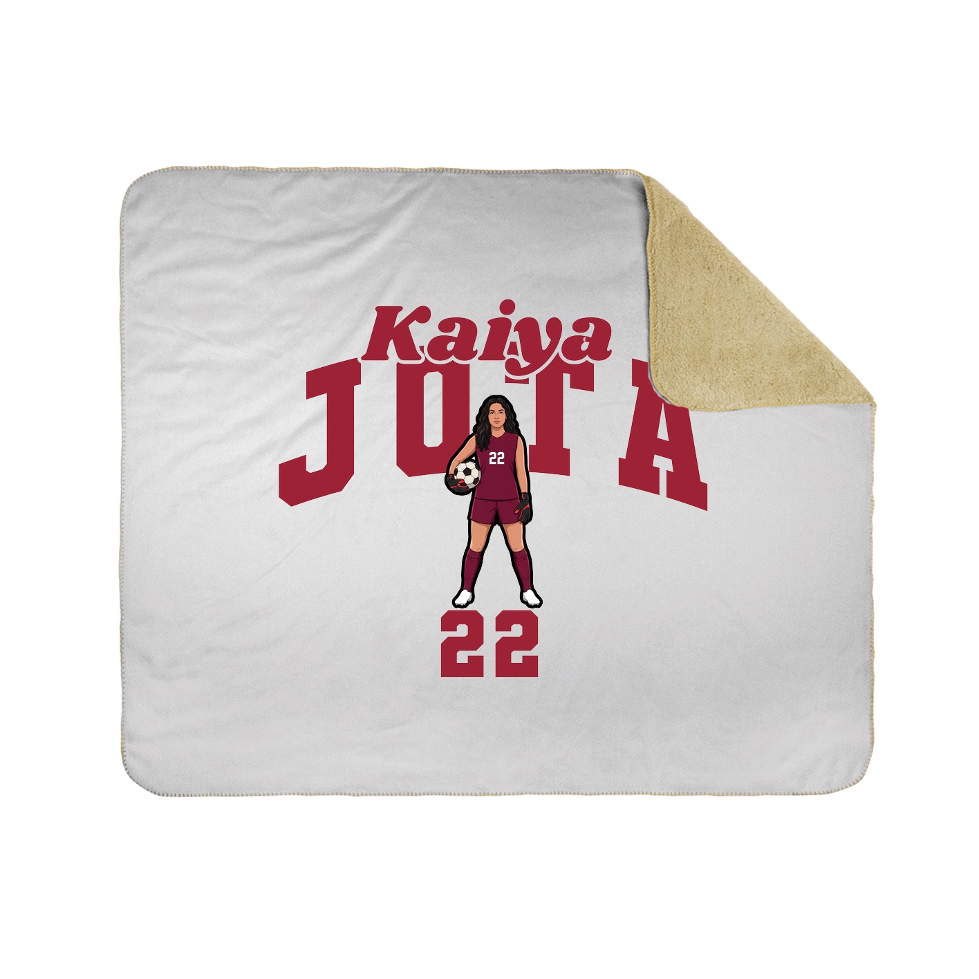 Throw Blanket — Signature Arch in White