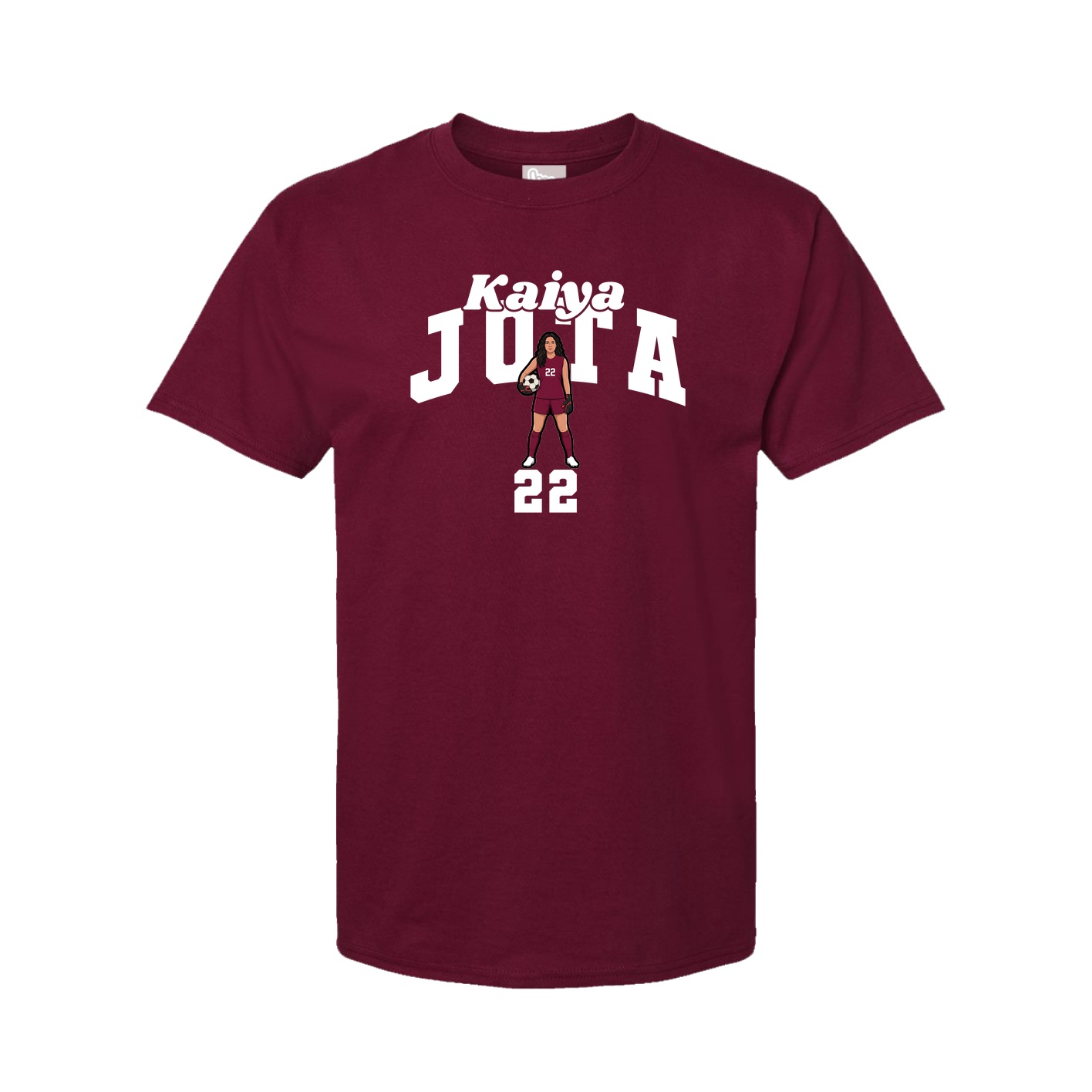 Tee — Signature Arch in Cardinal