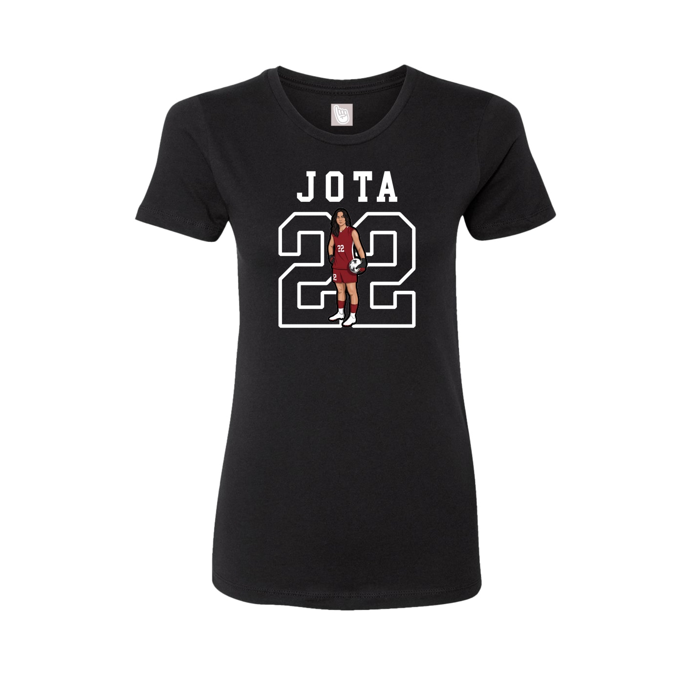 Fitted Women's Tee — Shirsey in Black