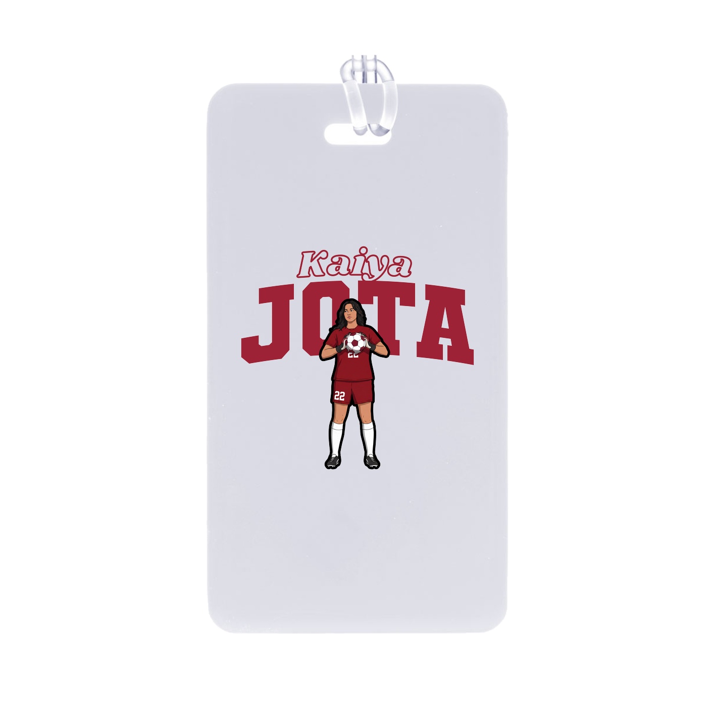 Bag Tag — Name Arch in Classic