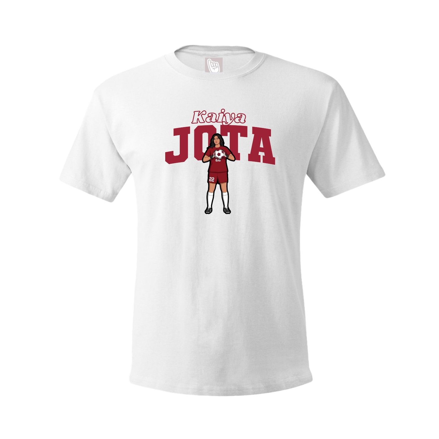 Tee — Name Arch in White