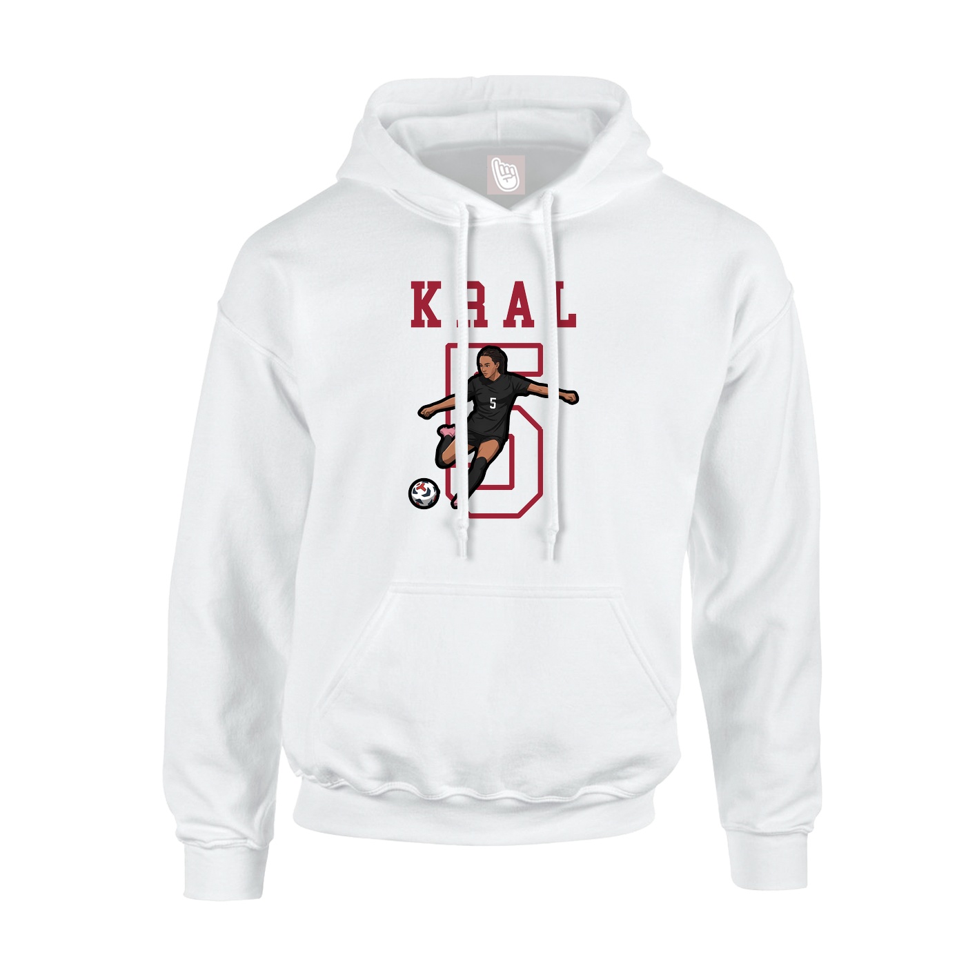 Hoodie — Shirsey in White