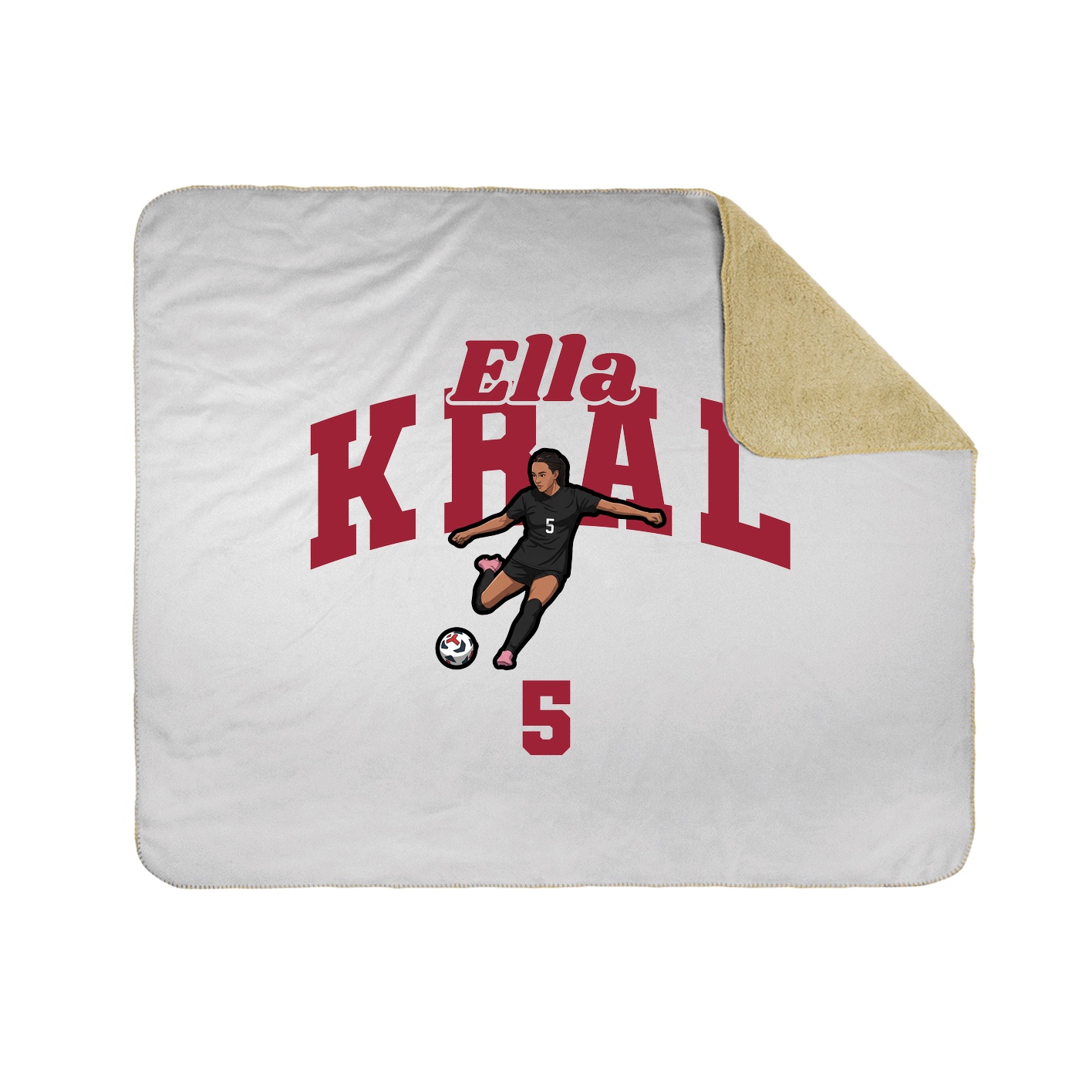 Throw Blanket — Signature Arch in White