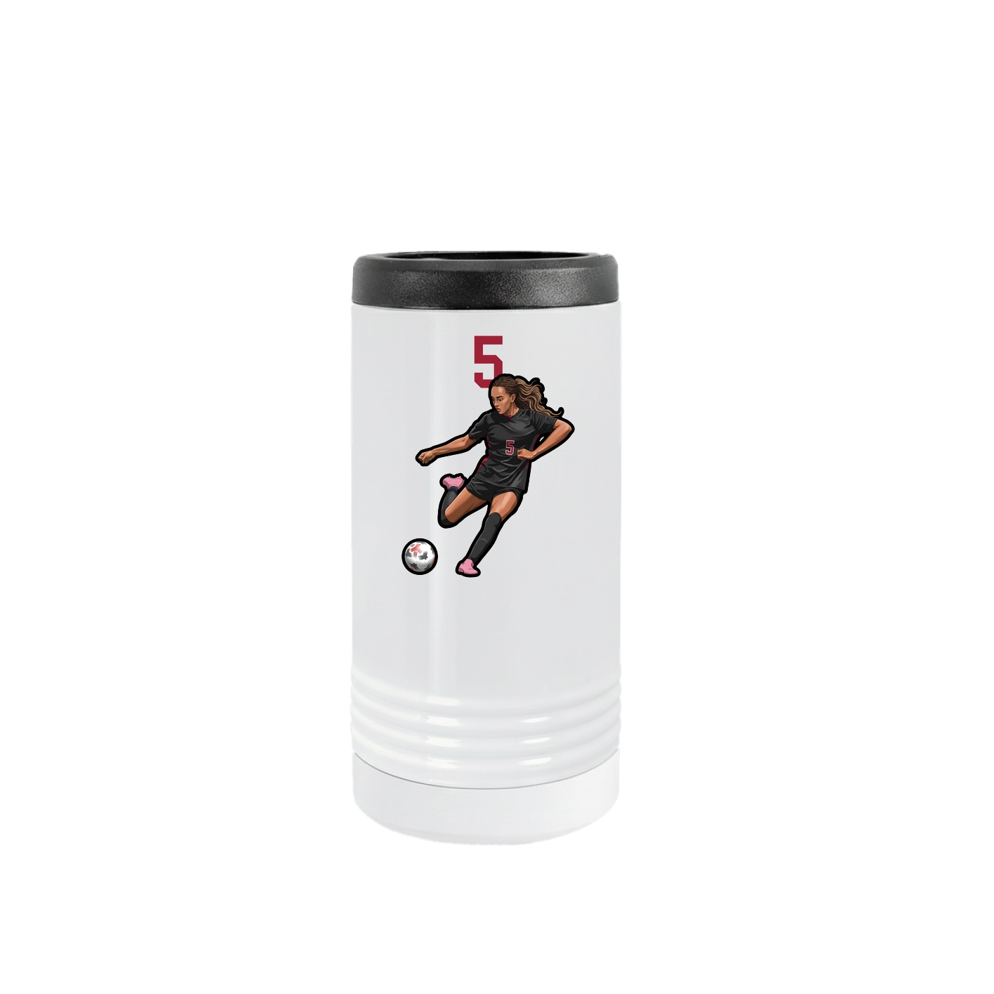 Slim Beverage Holder — Number Top in White