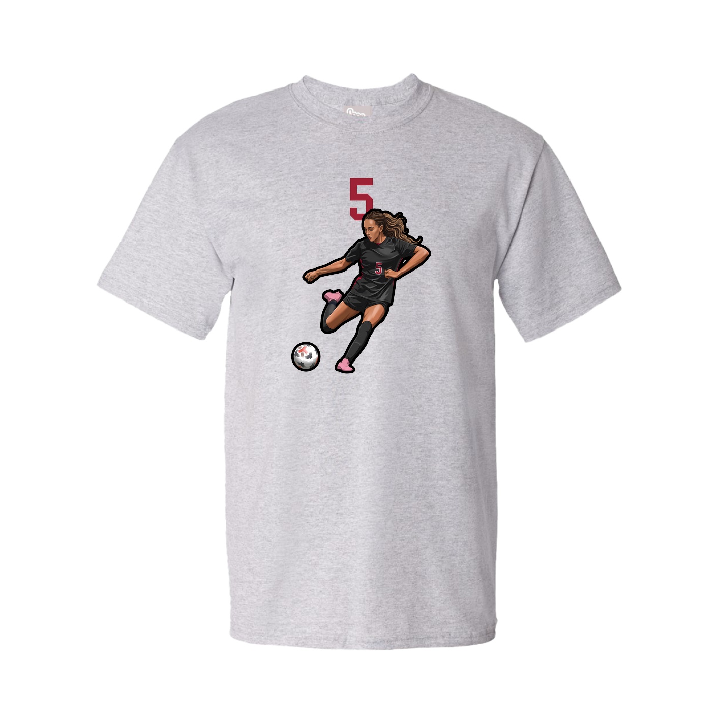 Tee — Number Top in Grey
