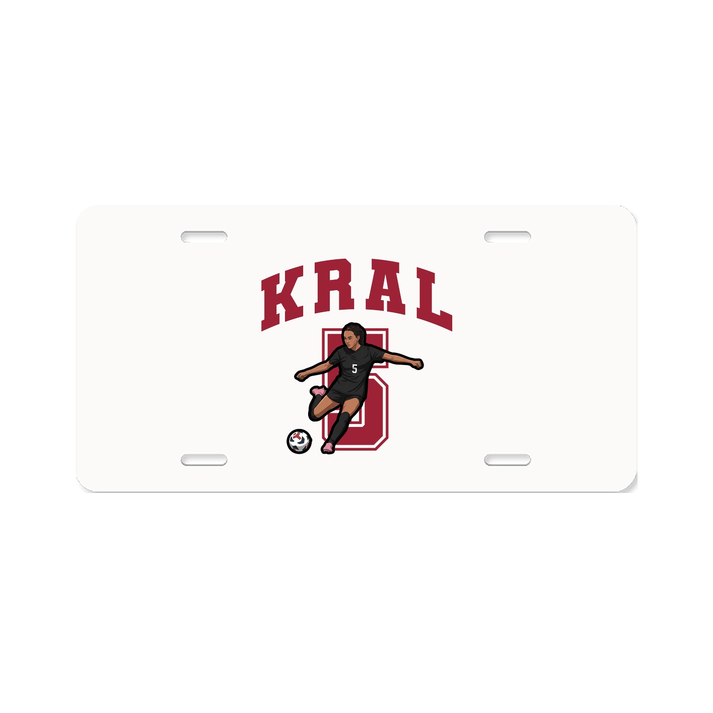 License Plate — Number in Classic