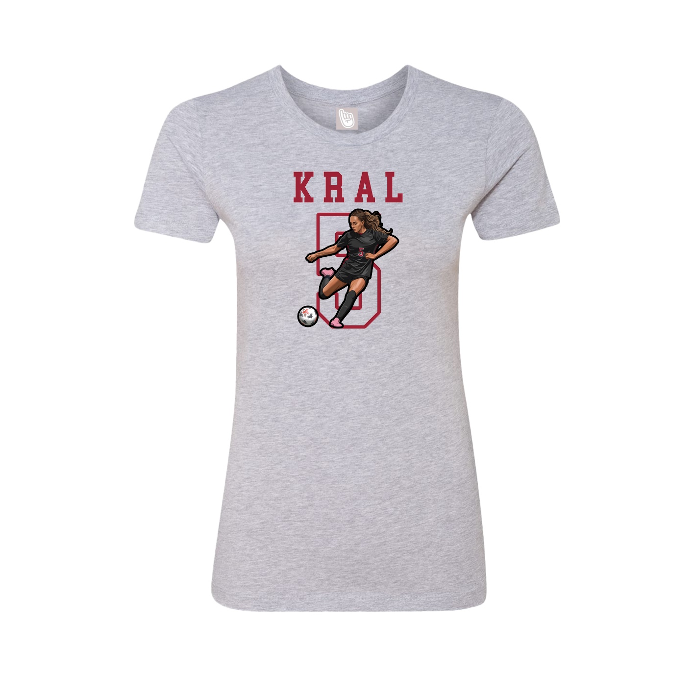 Fitted Women's Tee — Shirsey in Grey