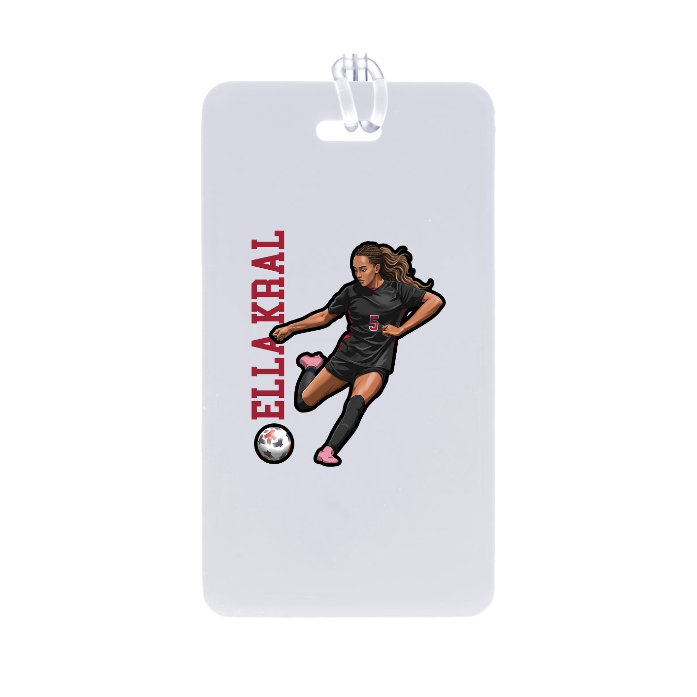 Bag Tag — Name Vertical in Classic