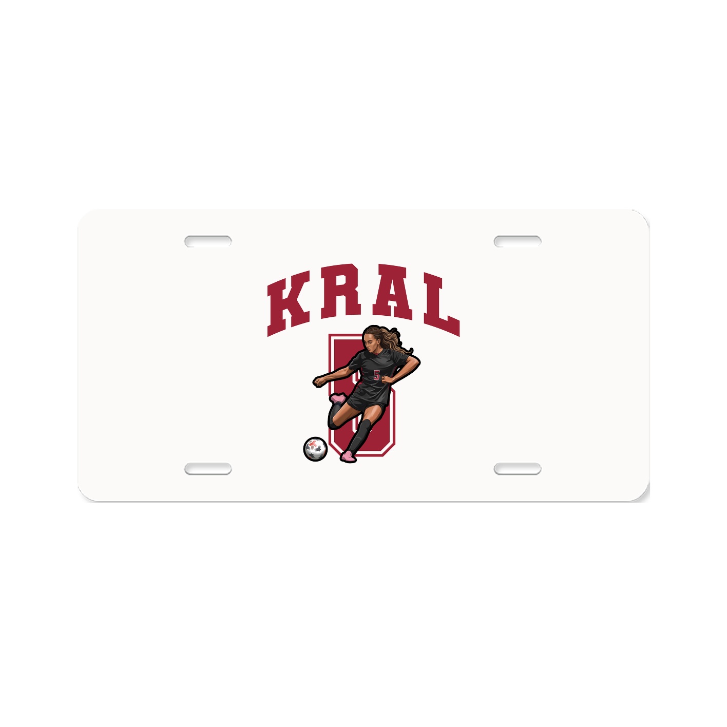License Plate — Number in Classic