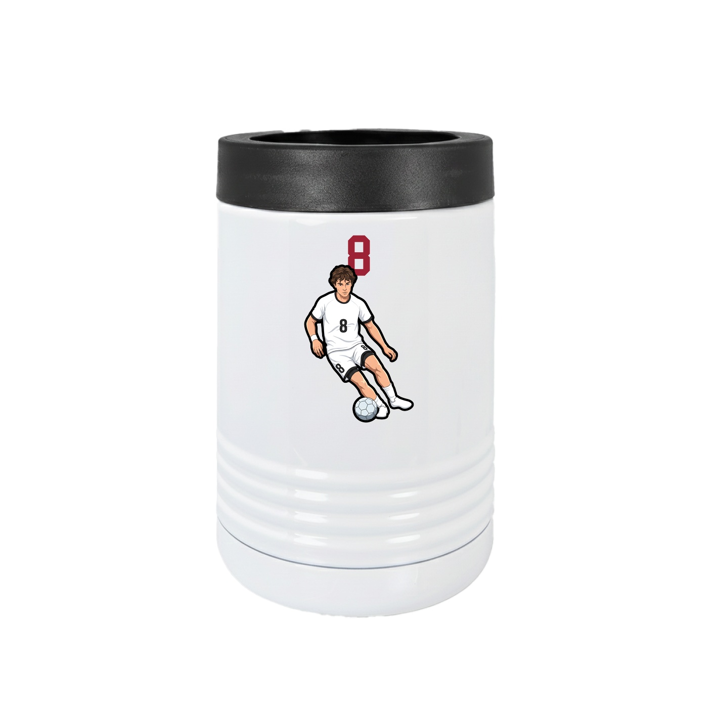 Beverage Holder — Number Top in White
