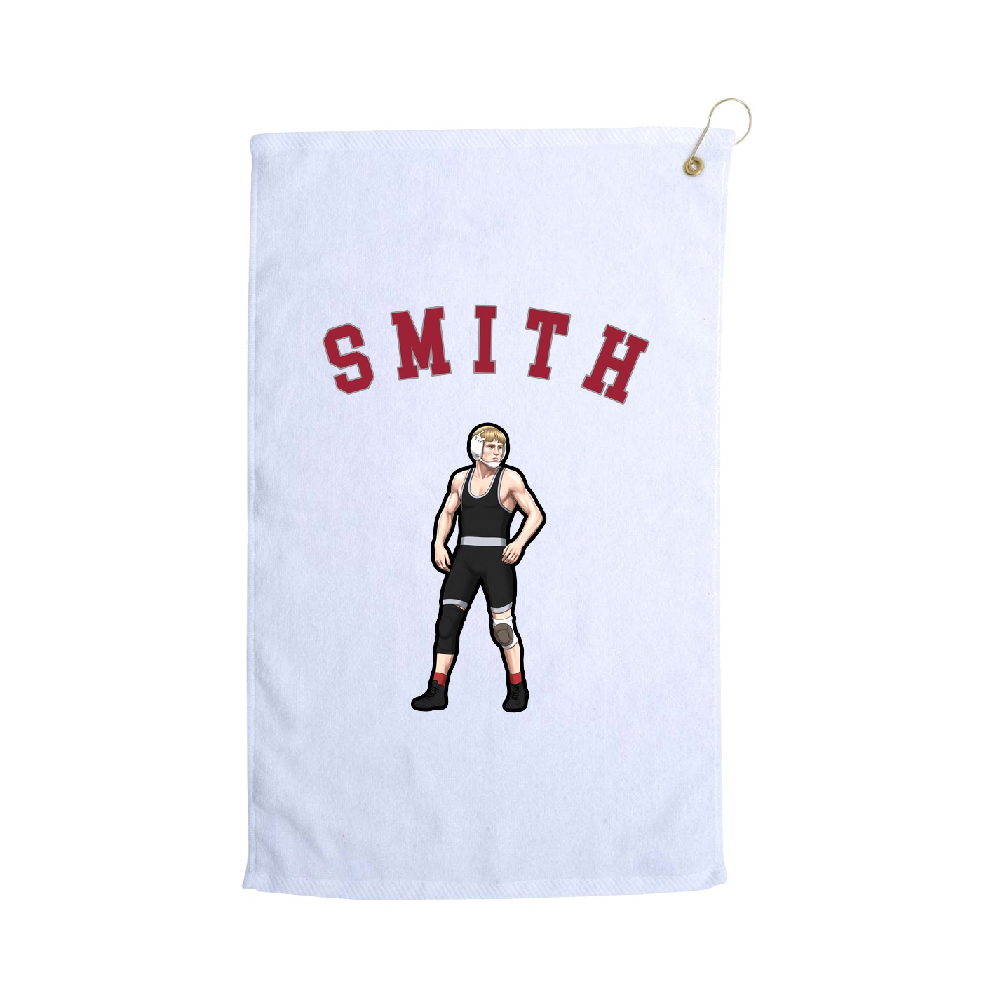 Golf Towel — Shirsey Arch in White